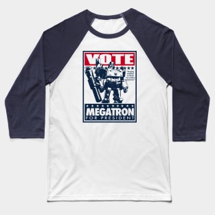 Transformers - GEN 1 - Vote Megatron Baseball T-Shirt